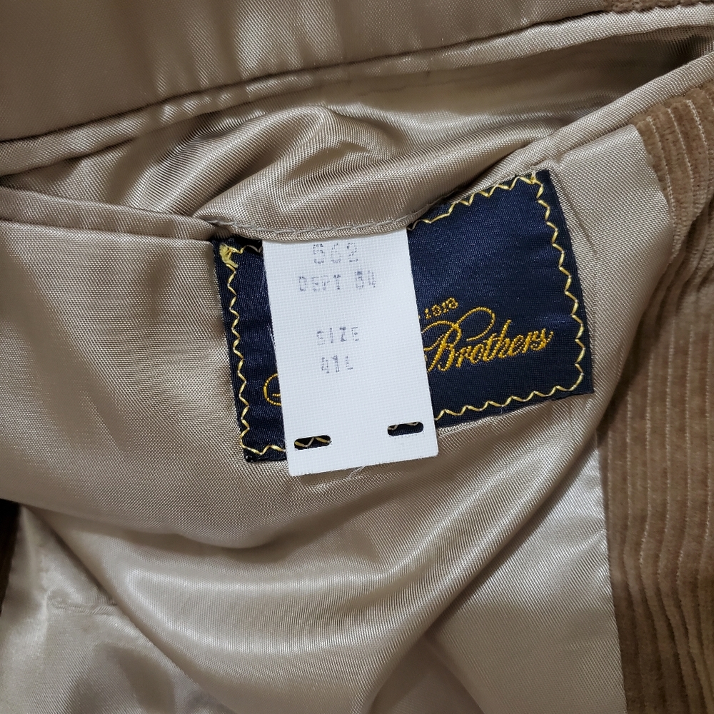 BROOKS BROTHERS Corduroy Sports Coat Blazer Jacket - Picture 10 of 10